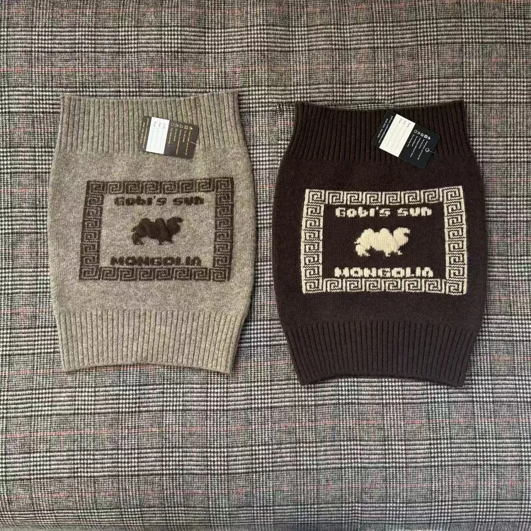 世界品牌蒙古GOBI 奢侈品级羊毛保暖护腰黑色