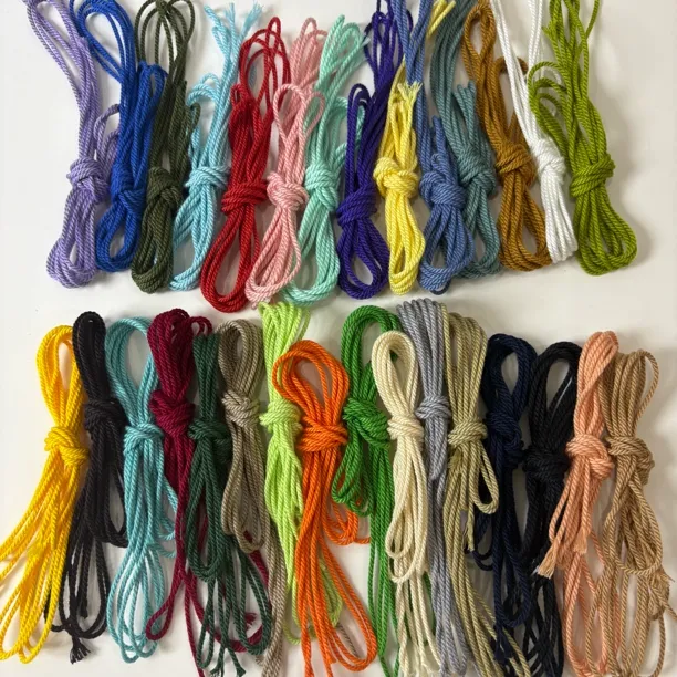 藏风手戳棉线新手必入体验装DIY编织绳子星月菩提文玩专用耐磨绳
