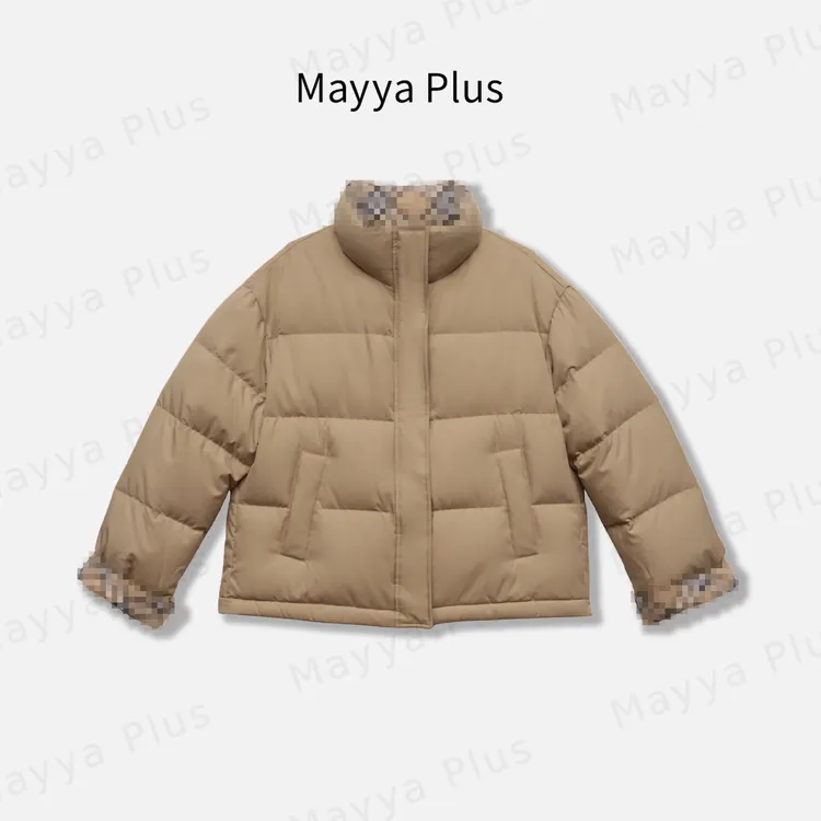【冬季恋歌】Mayya Plus麦芽定制气质显瘦流光风羽绒服外套32546067