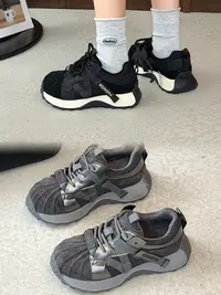 「姚姚严选」2025新款贝壳头加绒系带阿甘1939