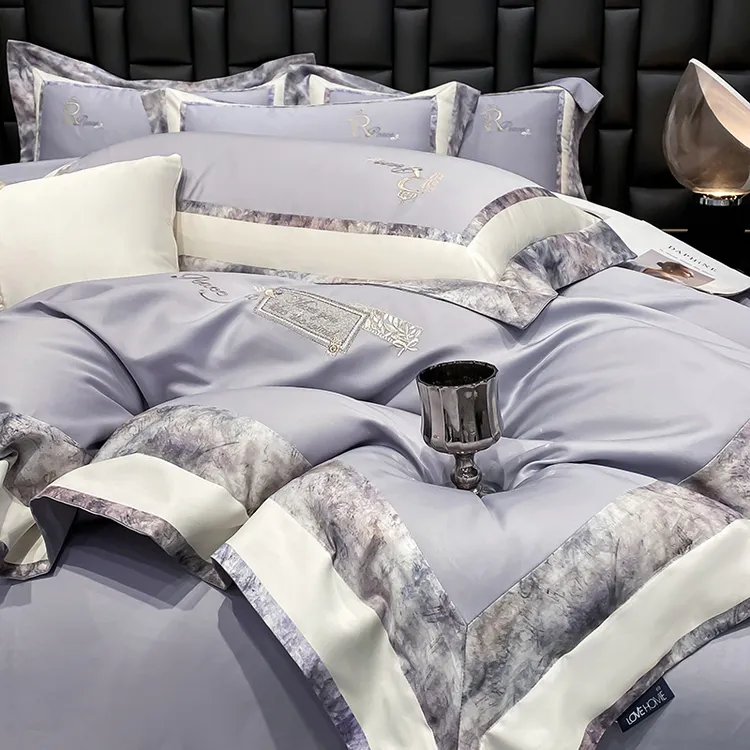 2025新款高支长绒棉四件套-丽芙妮