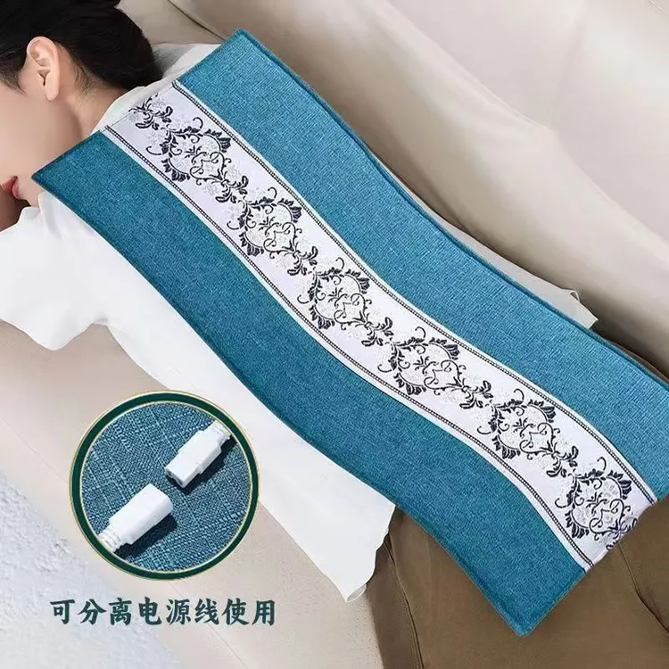 电加热艾灸毯海盐热敷包全身家用艾绒艾草电热毯加热艾灸垫