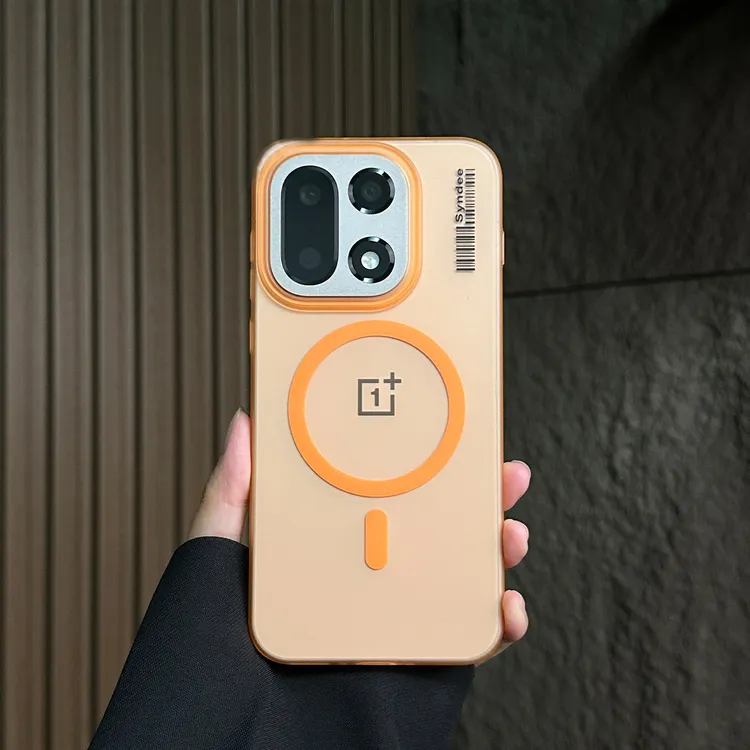 适用一加15手机壳超薄磨砂肤感磁吸一加13创意ACE5简约高级保护壳