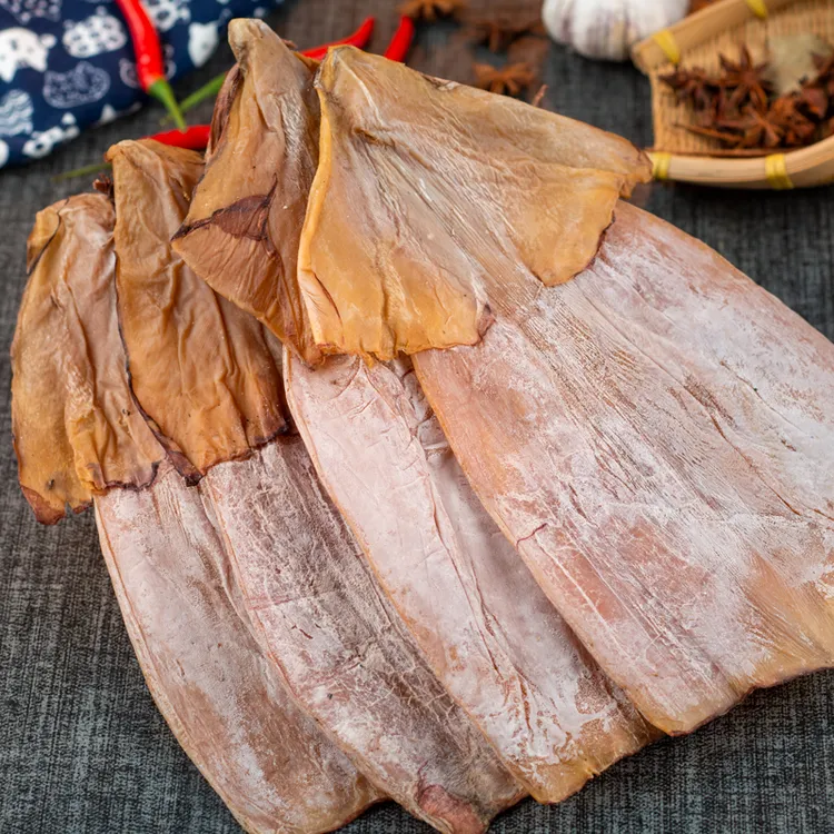 柔丰源淡晒微盐鱿鱼干去头须鱿鱼板干鱿鱼无头渔家自晒海鲜特产干