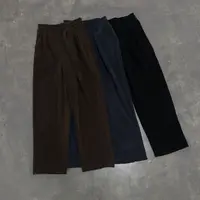 hd【长裤系列】松野 加绒复古灯芯绒 阔腿显瘦休闲长裤