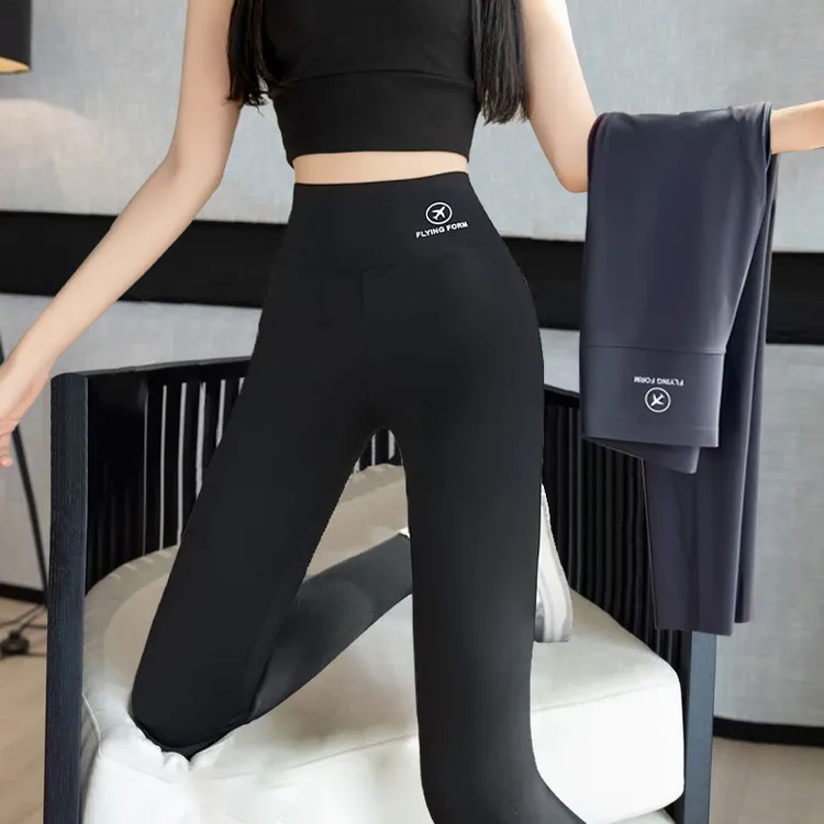 加绒加厚鲨鱼裤女外穿秋冬2025新款高腰打底裤特厚保暖棉裤小脚裤