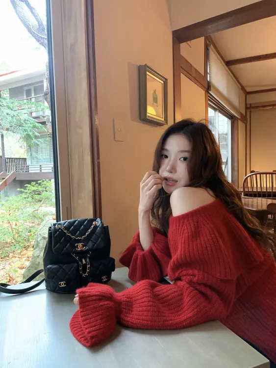 娩浵【圣诞雪天】氛围感超出片针织毛衣女秋冬季巨好看韩系可外穿内搭显