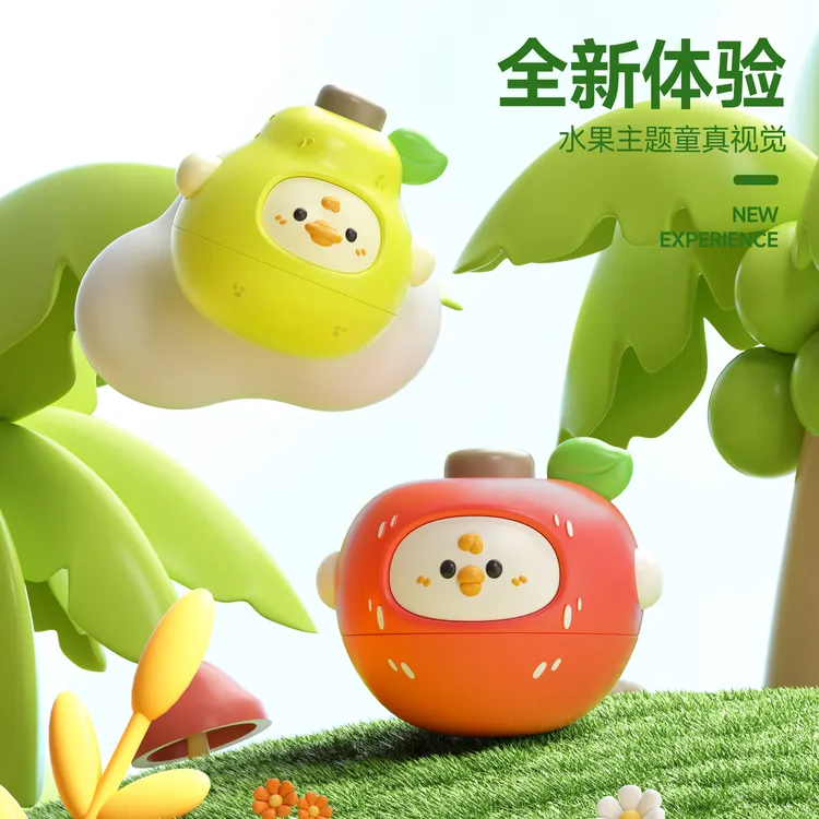 新款水果陀螺碰撞转转乐男孩互动可爱儿童玩具幼儿园礼品礼物
