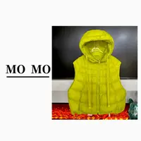 MOMO【入冬必备·马甲】2025新款90白鸭绒纯色休闲宽松保暖羽绒马甲