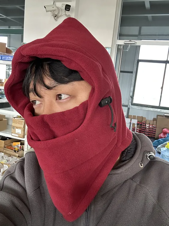 户外防寒冬季套头帽