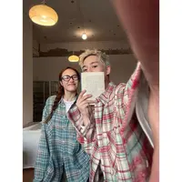 徐秋阳 红色格调 秋季新款百搭时尚休闲显瘦显白衬衫