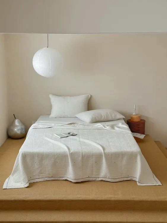 【羽鸿严选】满天星 高克重宝宝绒加莫代尔床盖绗缝夹棉 柔软蓬松