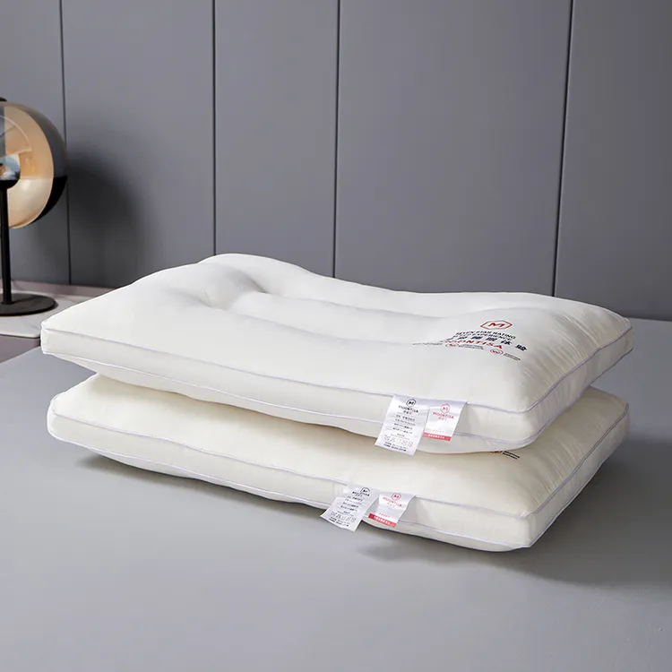 七星抗菌专家儿童专用枕纤维枕柔软蓬松家用宿舍低枕防螨睡眠枕