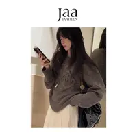 『JAABEEN』25AW秋冬镂空刺绣针织毛衣上衣小众设计师款 25CS0226