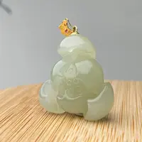 石惑珠宝^和田玉吊坠/多样性发一