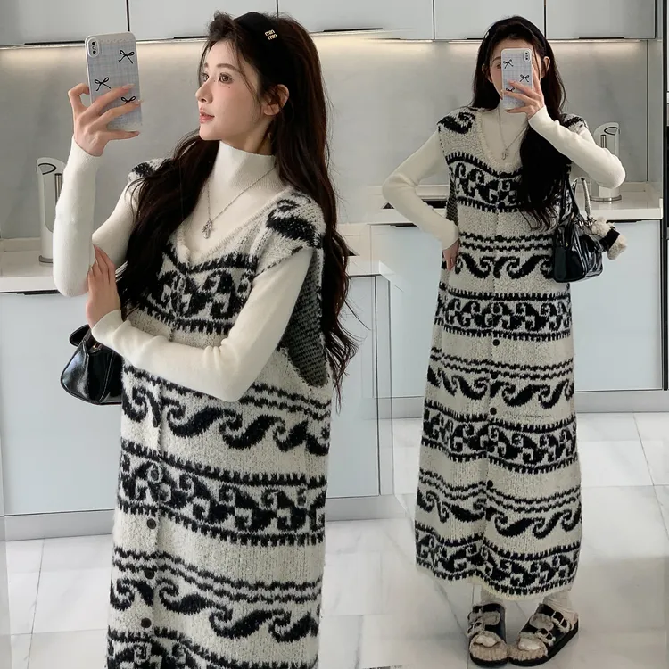 法式慵懒风时髦孕妇秋季新款套装高级感复古洋气高质量休闲两件套