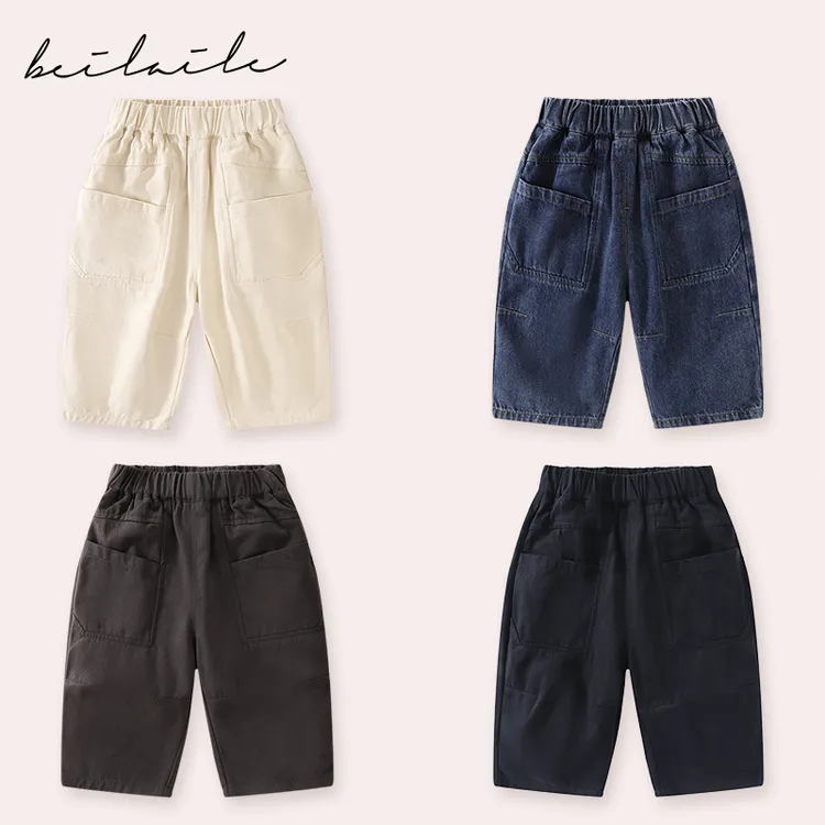 【磨毛斜纹裤 不易缩水不易变形】男女童春装新款女宝裤子春秋季G25