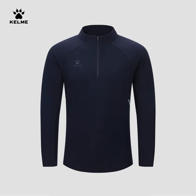 【新款半拉连长袖】卡尔美官方旗舰店运动足球训练套头卫衣休闲弹力
