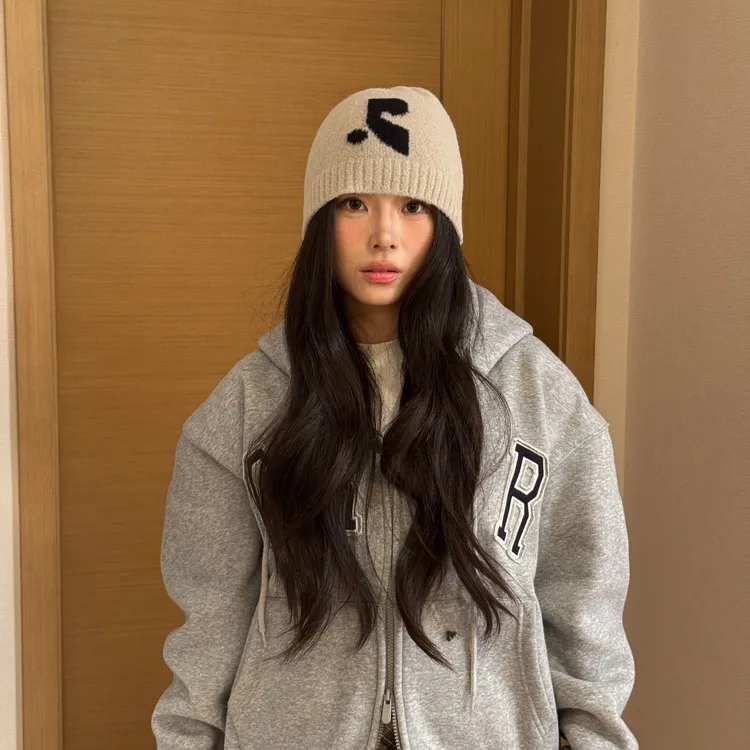 restandrecreation韩国小众韩版设计感ins潮牌冷帽包头帽针织保暖