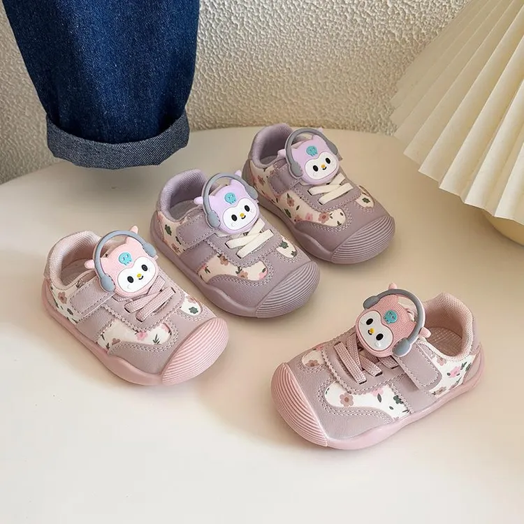 ABC女宝宝学步鞋春秋款1岁2-3幼儿软底宝宝鞋子九个月婴儿鞋子男 