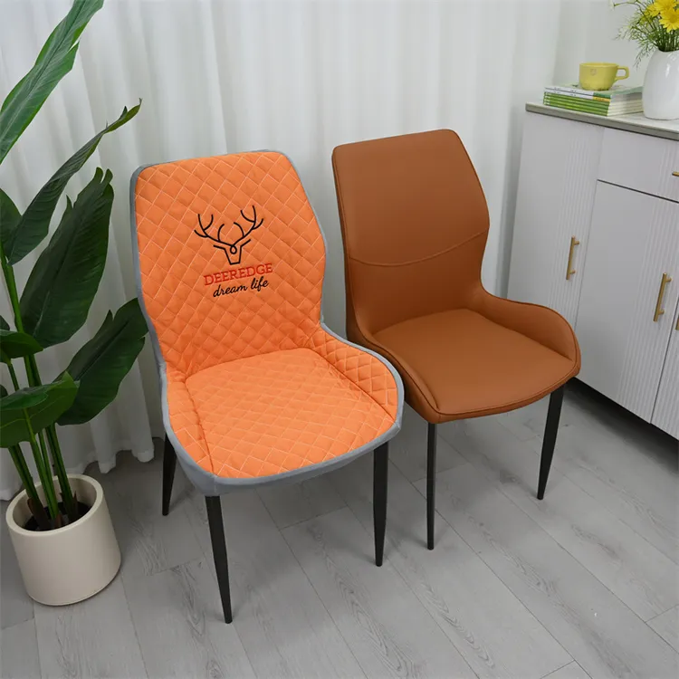 高档可心弧形椅子套罩全包防滑四季通用餐椅套北欧轻奢桌椅套坐垫