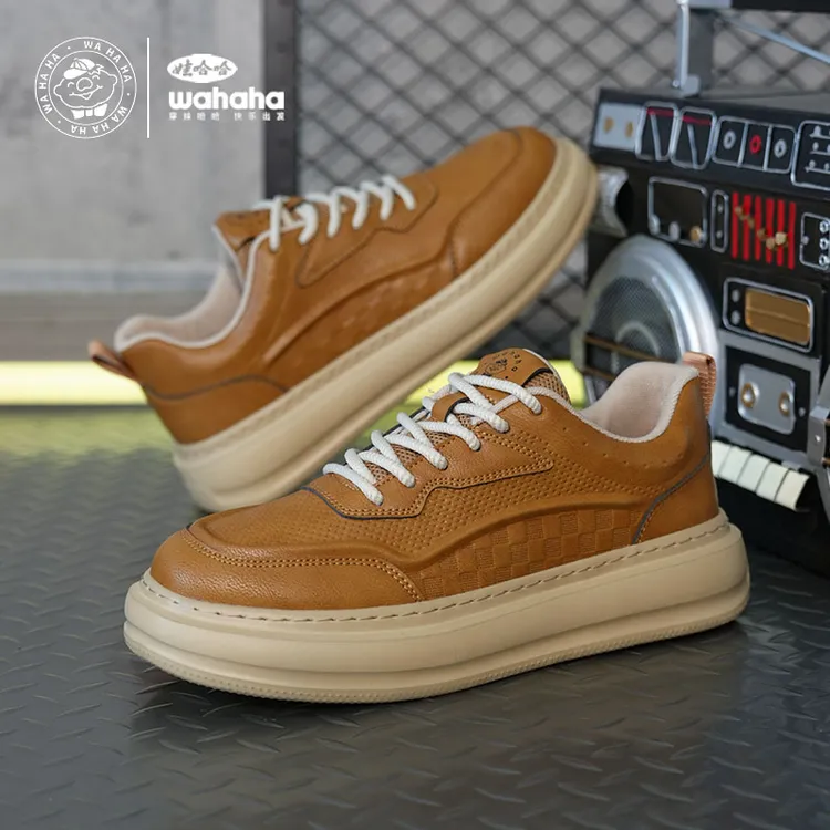 Wahaha/娃哈哈夏季简约百搭新款户外休闲鞋2025男鞋运动休闲板鞋