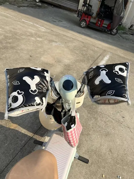 保暖电动车手把套特厚特大皮革摩托车车把套超厚超大皮革手套