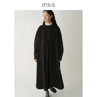 {9.8日新品}宽门襟圆领衬衫裙FN25414001