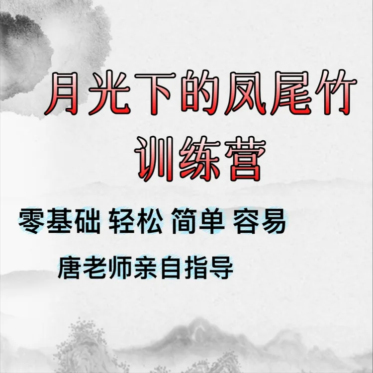月光下的凤尾竹训练营
