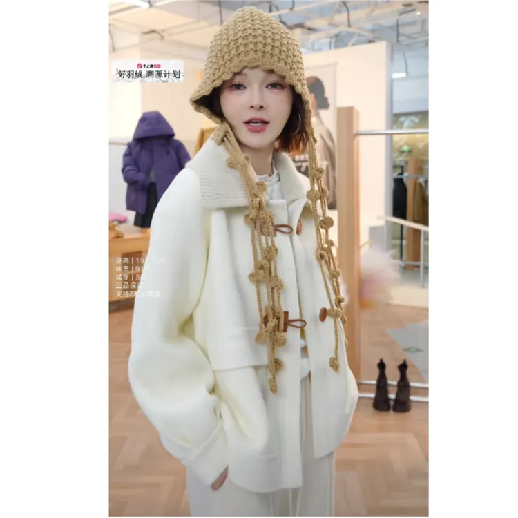 【香香严选】 ‘’白雪糖果‘’  900加厚加厚 针织毛衣外套女A9696