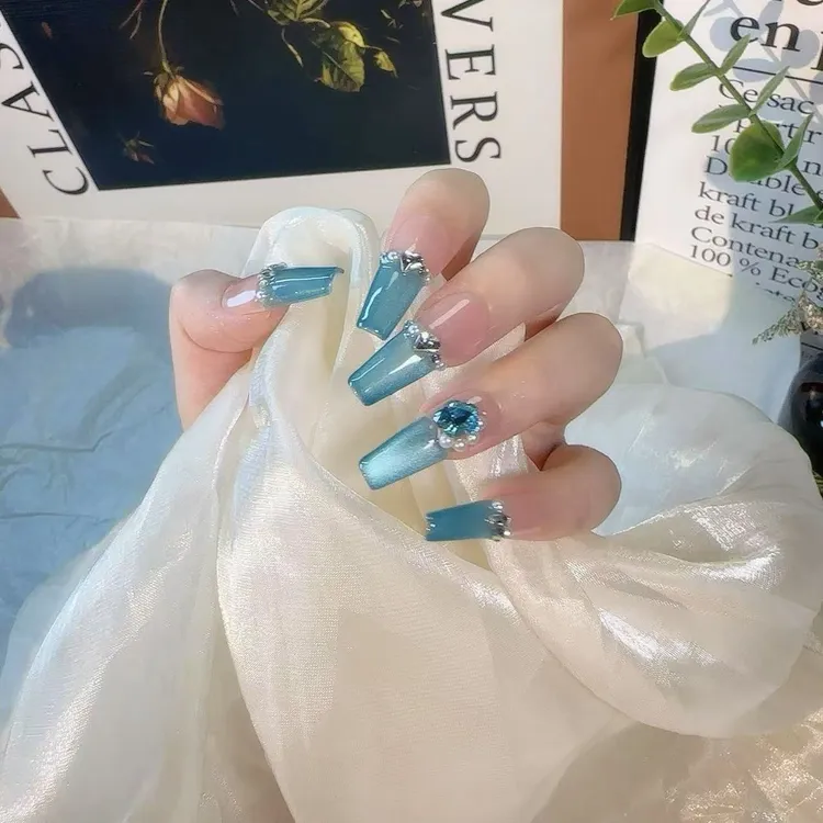 【直播专属】默认微瑕 手工穿戴甲甜美少女心美甲 NO退NO换（俩单飞