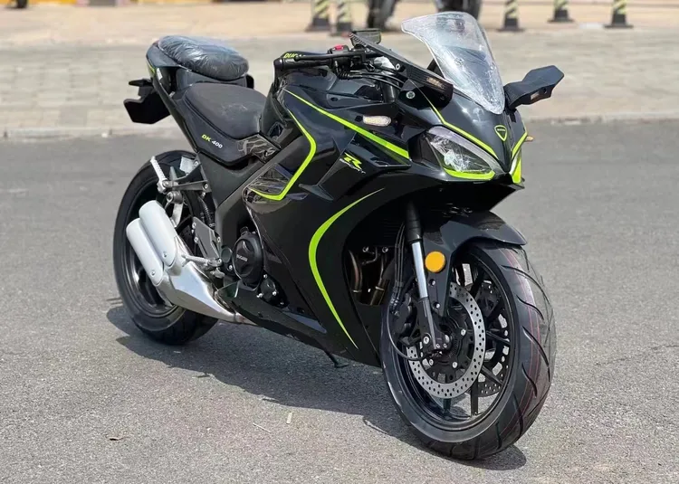 25款DK400单摇臂双缸水冷赛道版摩托车跑车