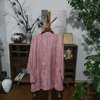 【大梅子推荐】设计款亚麻提花外套JG0159