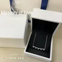 合金项链 合金项链水滴钻项链休闲简约风