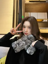 【BAGALIO】龙猫围巾 轻奢本色时髦皮草围巾  1156