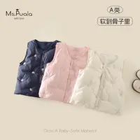 【Ms.Puala】婴幼儿女宝宝秋冬爱心舒适百搭羽绒马甲-MD189