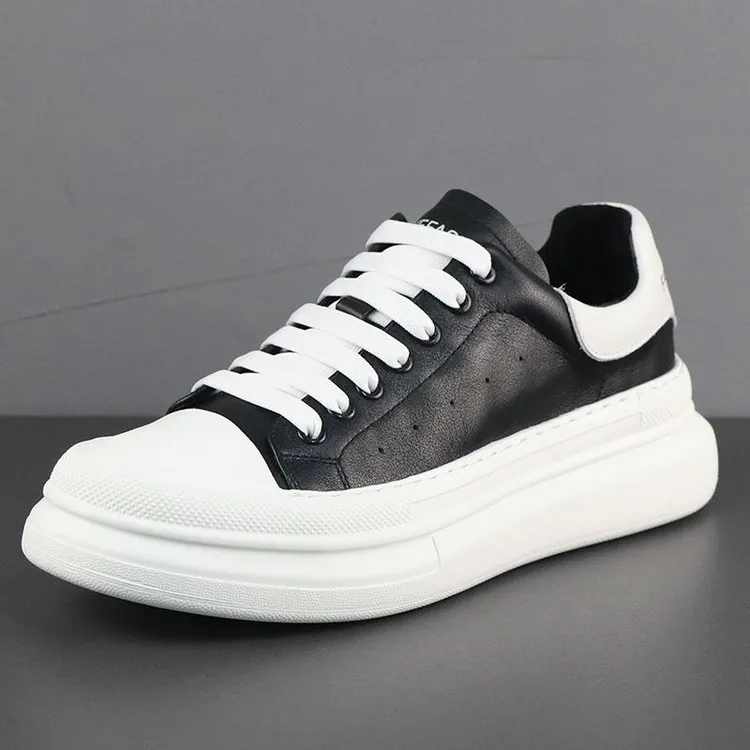 男鞋2022新款秋季小白鞋厚底增高休闲百搭
