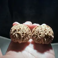 【中国涞水麻核桃协会】26 G94162-平谷九龙狮子头核桃（全品）-42mm