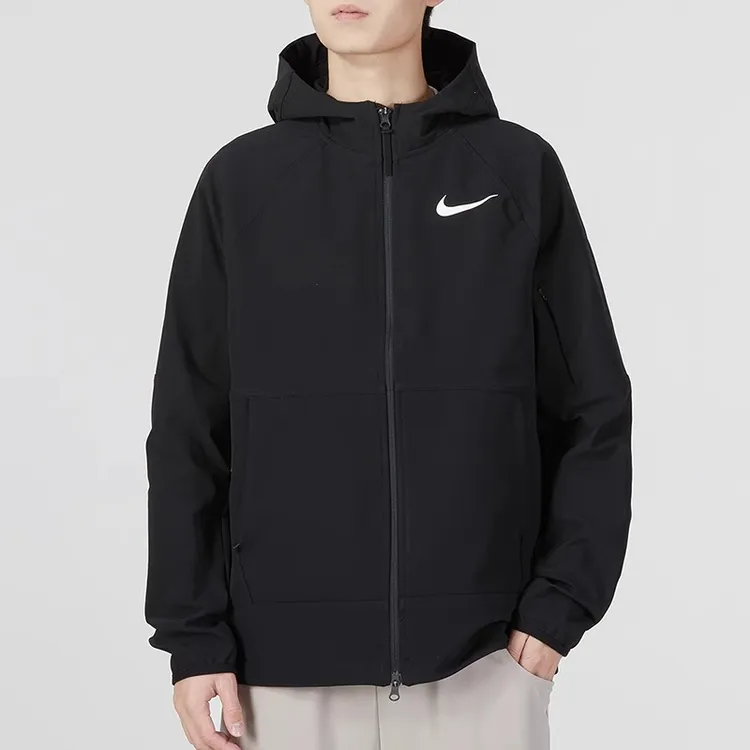 NIKE耐克正品运动外套男装25新款户外保暖连帽跑步休闲夹克DQ6594