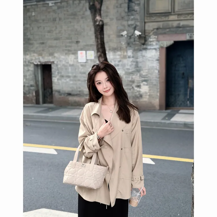 【痘痘私服】|【自由老钱】IR*O莱赛尔莫代尔风衣外套