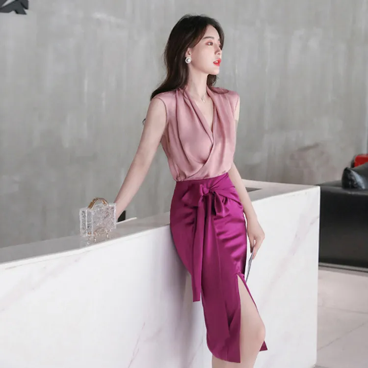 2025夏季新款女装时尚穿搭气质高端女神范套装裙子名媛洋气小香风
