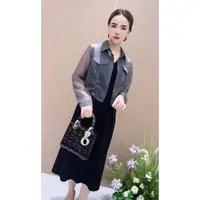 【A977】春秋新款时尚修身显瘦高端贵气遮肚收腰套裙