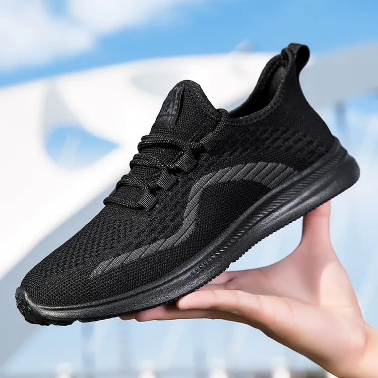 夏季透气网面情侣鞋休闲风胶粘男女鞋轻便潮流韩版百搭跑步运动鞋