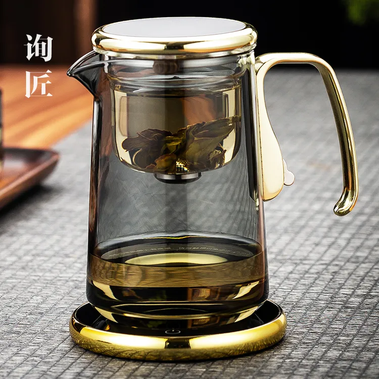 全玻璃磁吸飘逸杯茶水分离杯办公室泡茶壶茶具专用飘逸壶泡茶神器