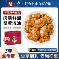 【义乌仲尼夫妇】3两全母蟹10只装蟹小乔精选大闸蟹固城湖螃蟹顺丰