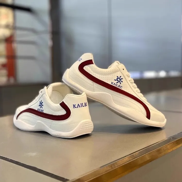 【香港QXWB&Shoes官方正品】潮男鞋夏季爆款低帮布面德训鞋透气板鞋