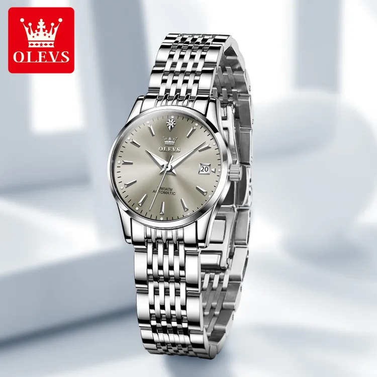 瑞士欧利时手表女士纯机械表气质时尚简约女表防水全自动腕表女款