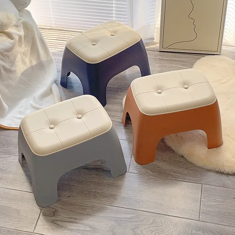 【低价处理】小凳子家用可叠放小板凳加厚儿童成人塑料浴室防滑洗澡