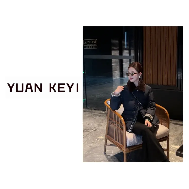 YUANKEYI “玛奇朵”90白鹅绒可拆卸羊毛领翻领鹅绒服轻装滑