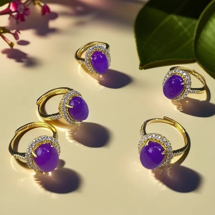 【紫舒戒指10M】时尚百搭男女同款戒指（B587）